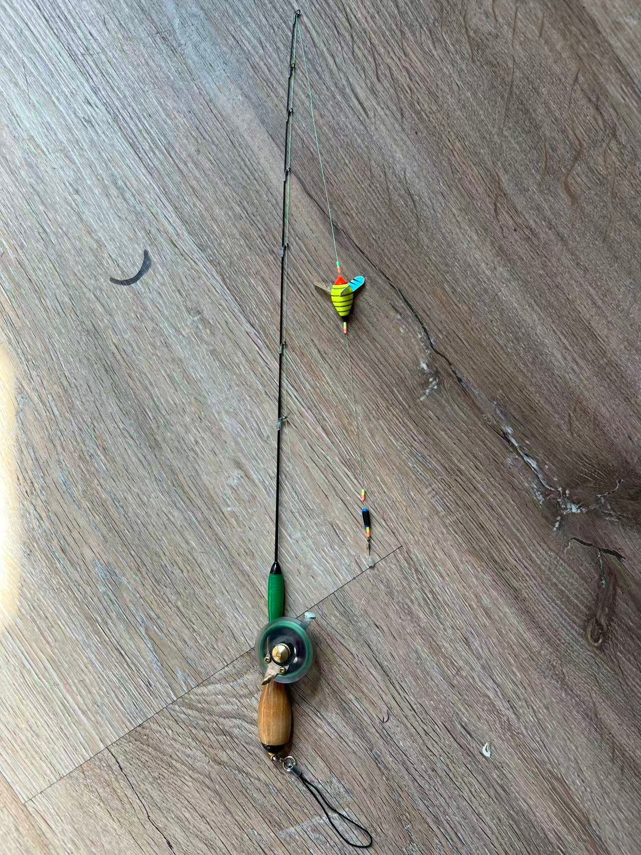 mini fishing rod  -green