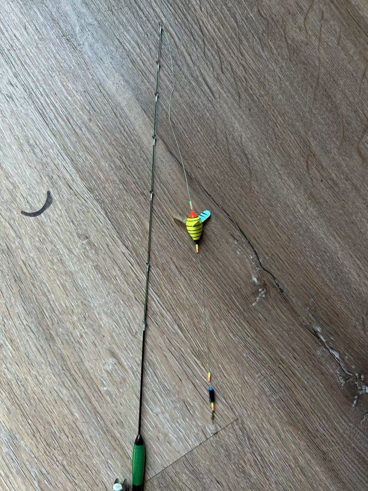 mini fishing rod  -green